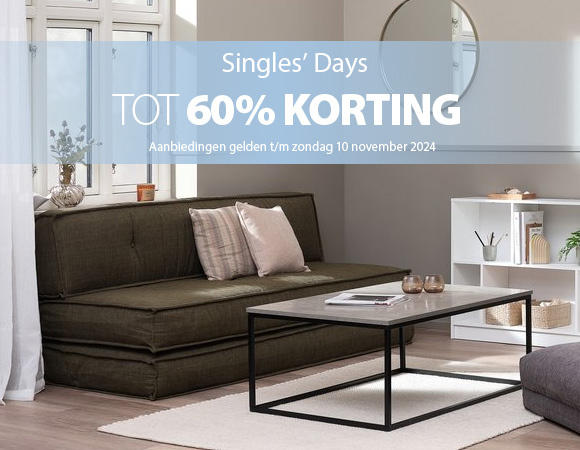 Singles' Day | Korting tot 60%